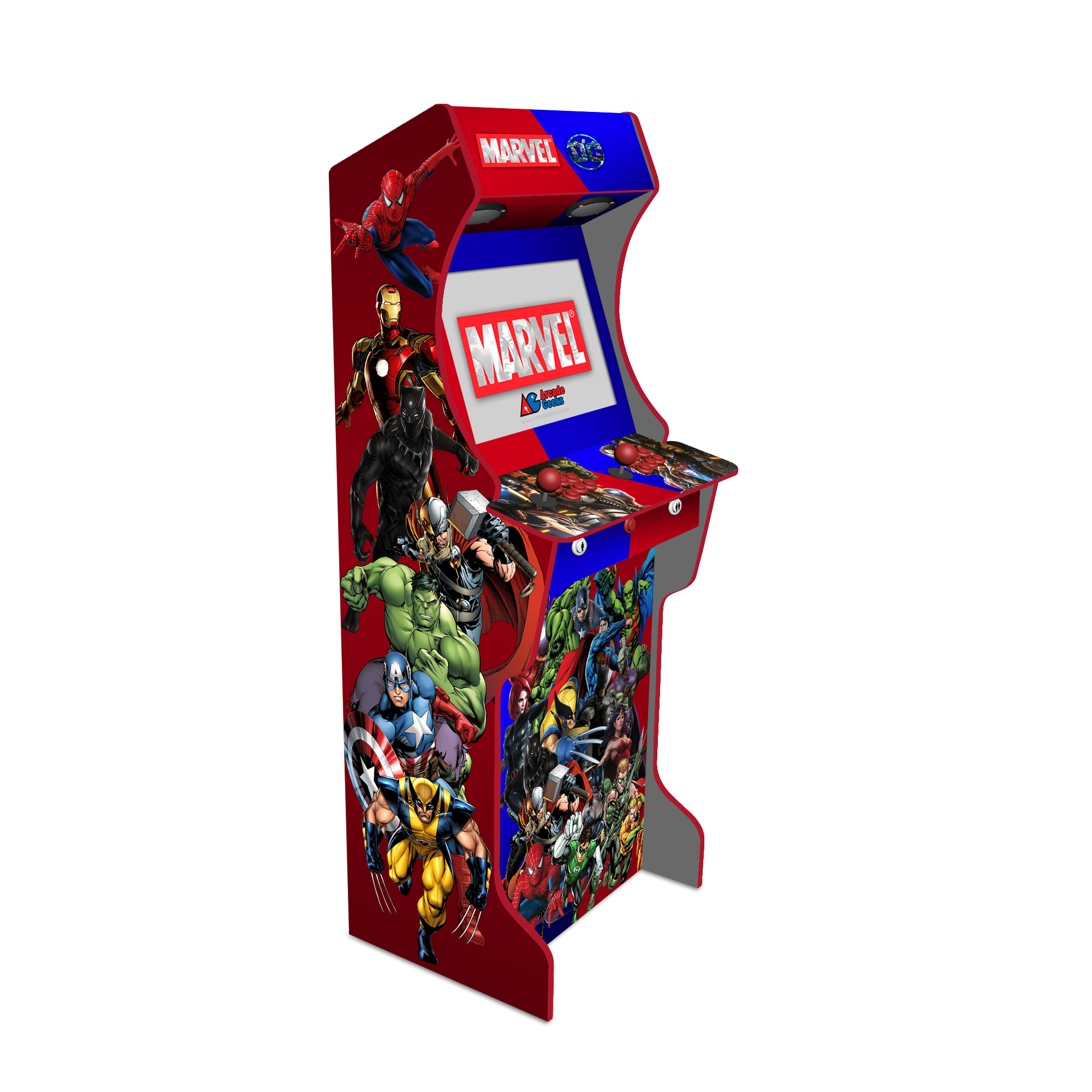 AG Elite 2 Player Arcade Machine - Marvel vs DC - Top Spec